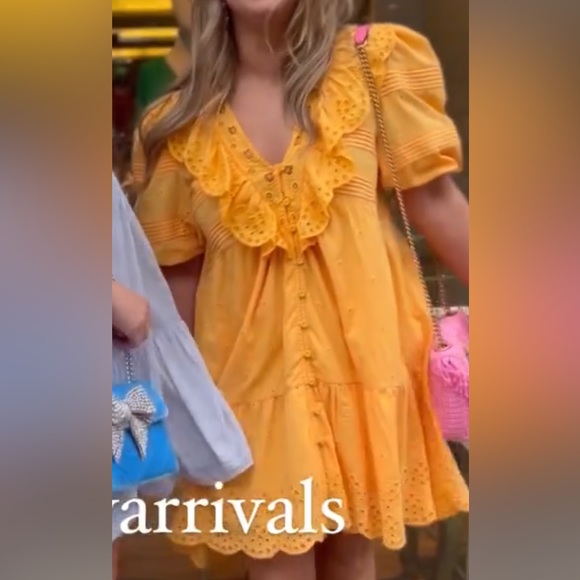 SCARLETT POPPIES Dresses & Skirts - Scarlett Poppies Yellow Mini Dress